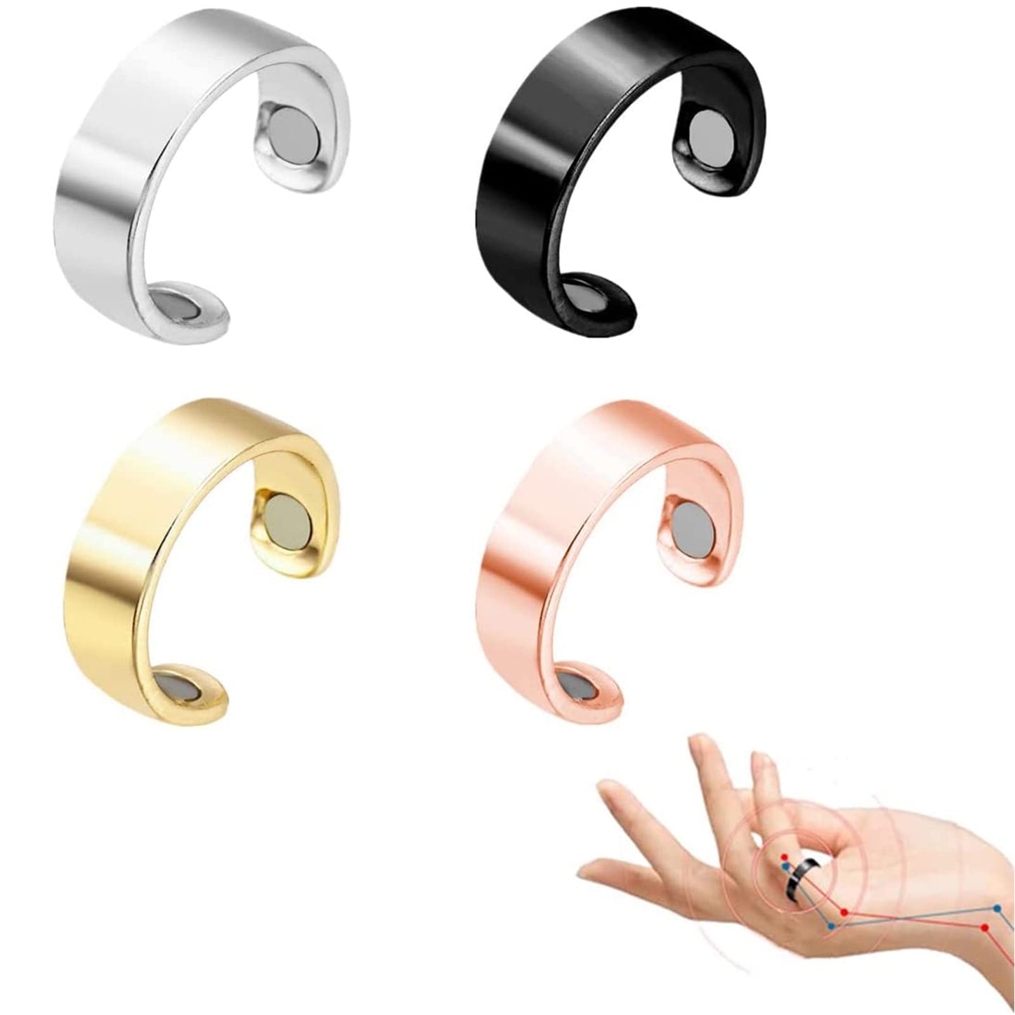 Sugar Control Magnetic Ring With Free Pain Relief Spray (Buy 1 Get 1 Free🔥)