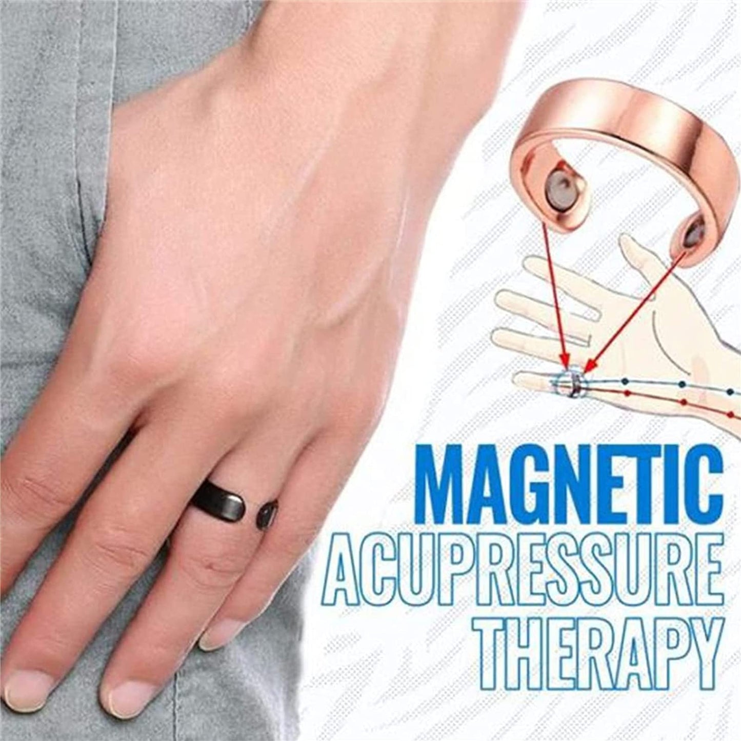 Sugar Control Magnetic Ring With Free Pain Relief Spray (Buy 1 Get 1 Free🔥)